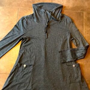 Bulotus Charcoal Gray Sweatshirt/Tunic
